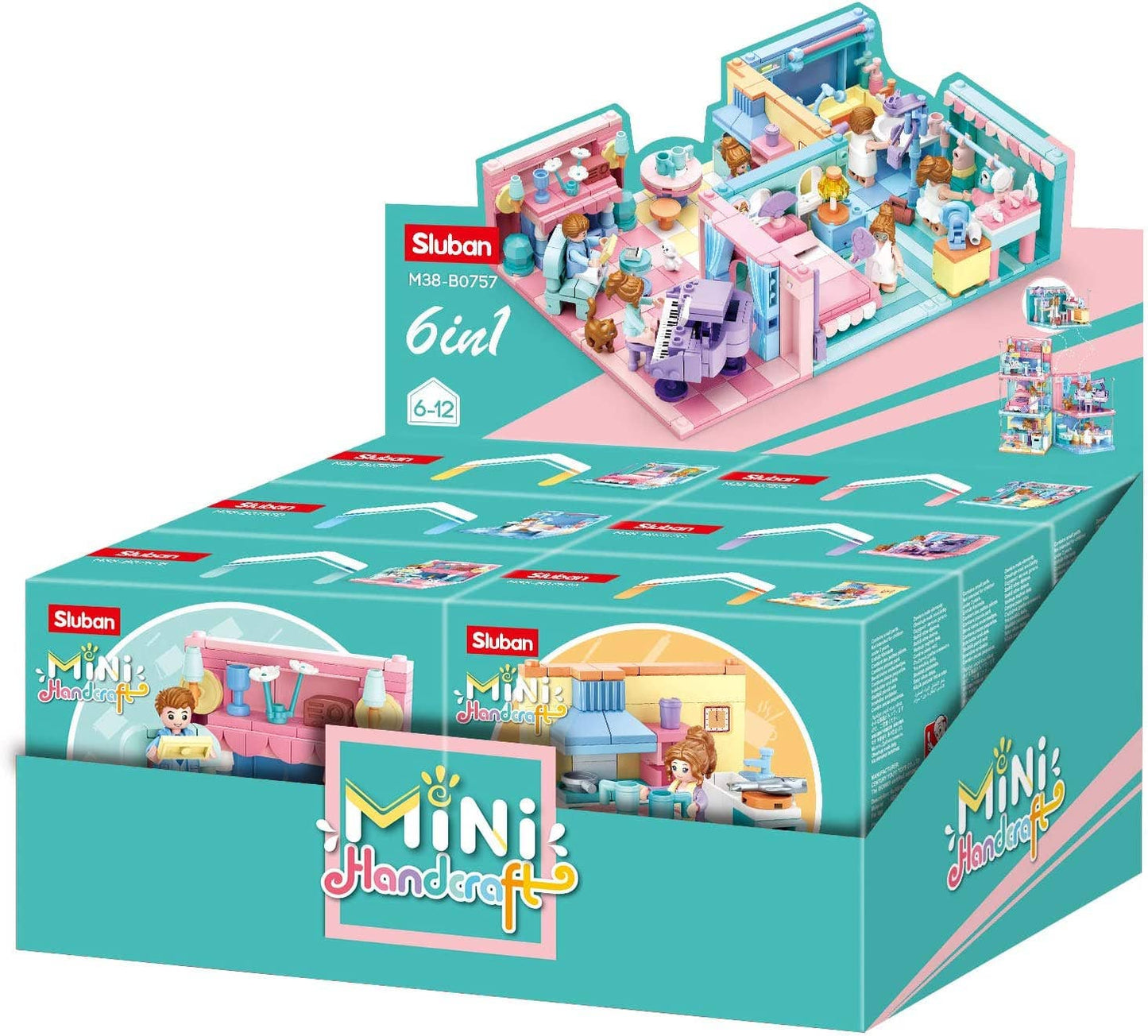 Mini-Handicraft Home Building Brick Kit