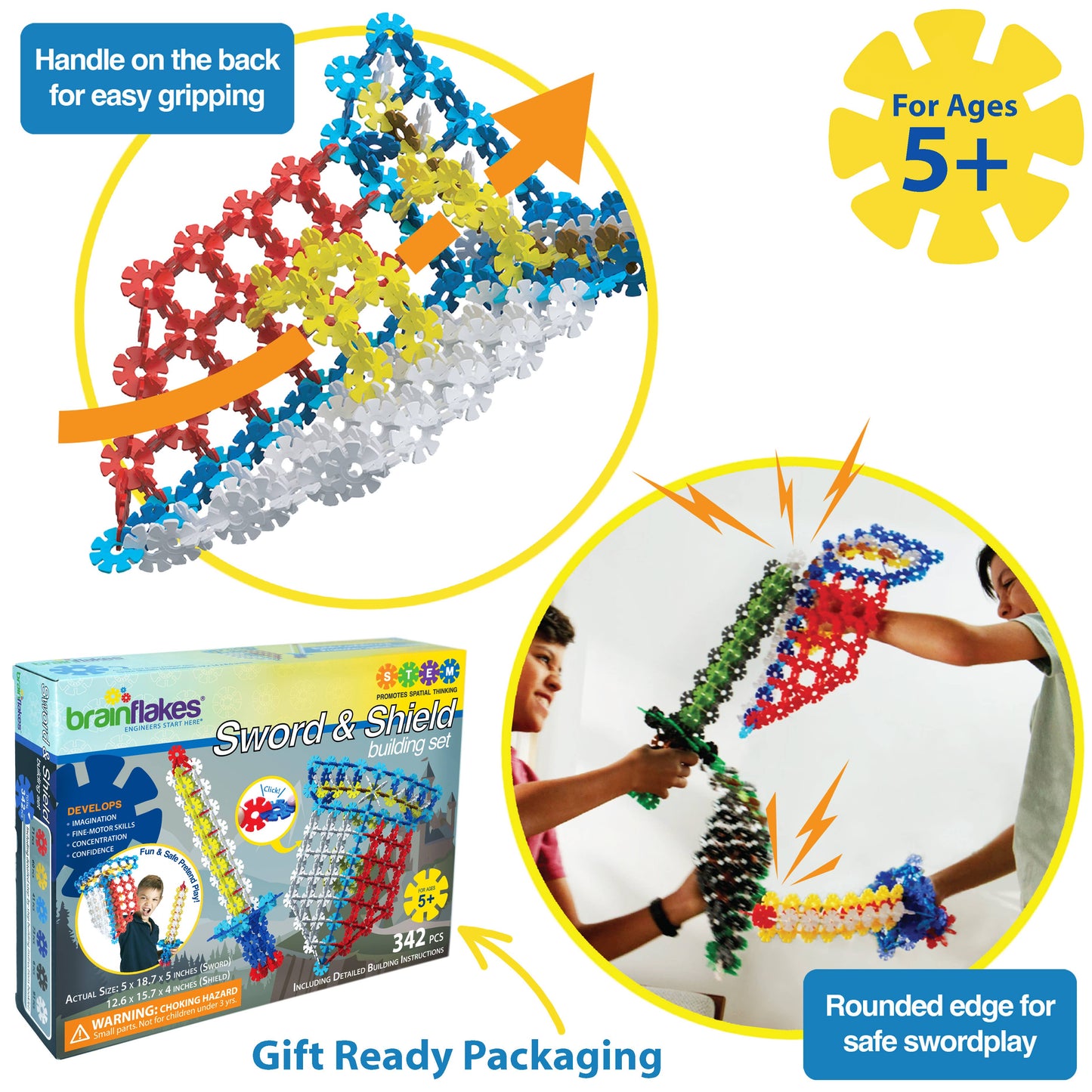 Sword & Shield Building Set with Detailed Step by Step Instr
