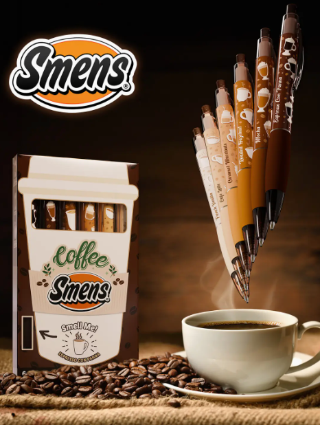 Coffee Scented Pens (Set of 6)