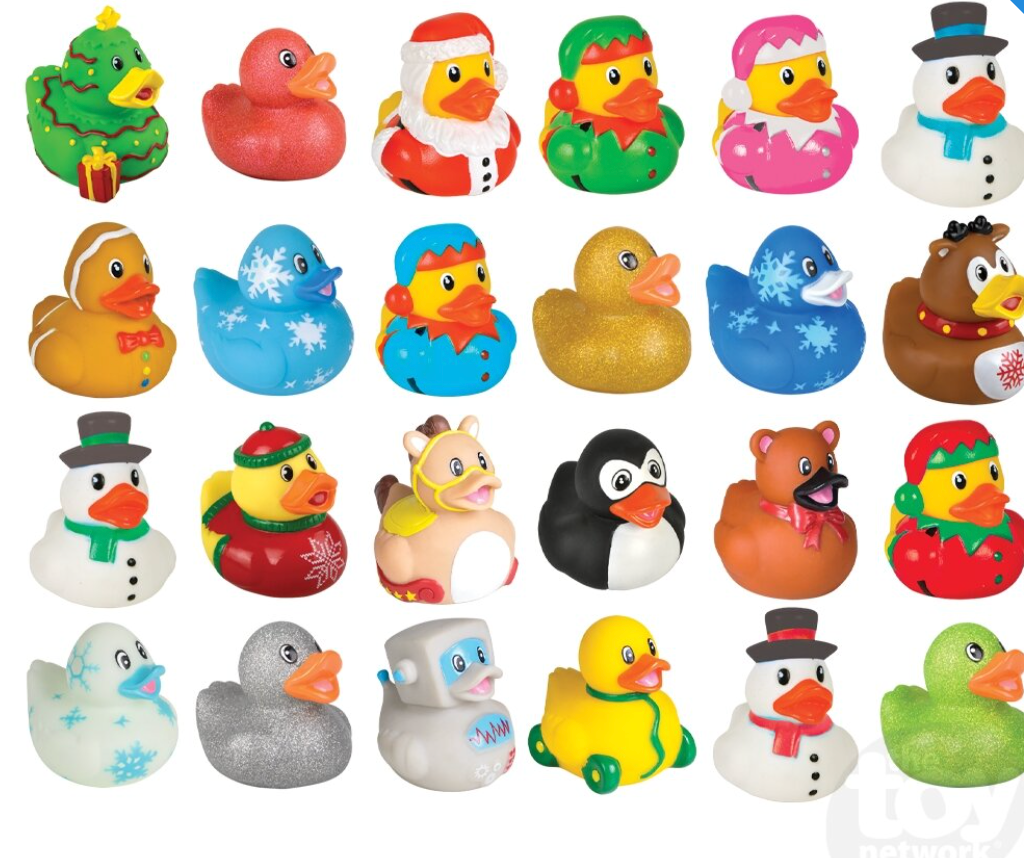24 Day Rubber Ducky Christmas Advent Calendar