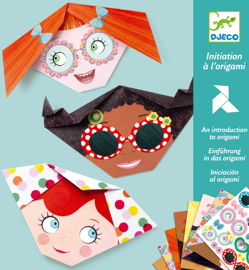 Pretty Faces Origami Paper Craft Kit