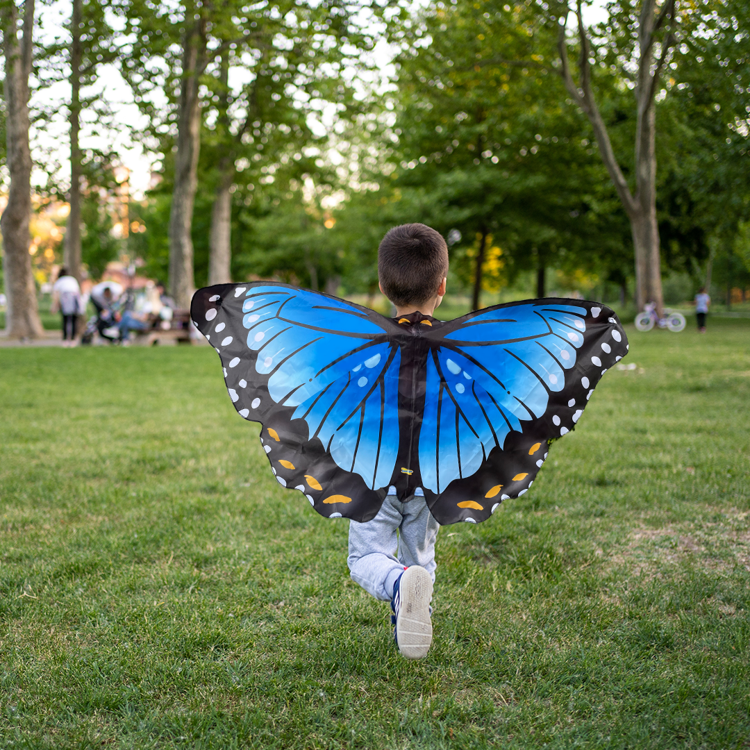 DRESS-UP BUTTERFLY WINGS- BLUE MORPHO