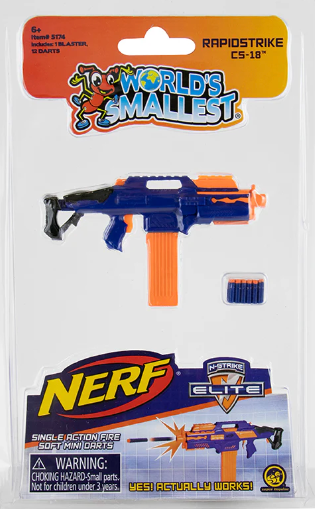 World's Smallest Nerf Rapidstrike