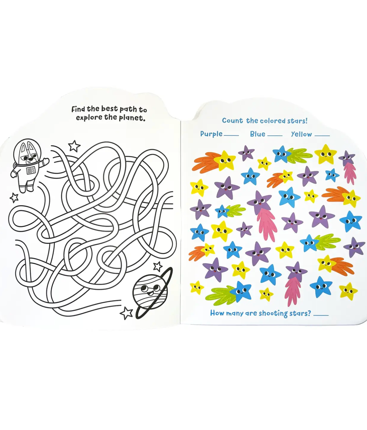 Ooly Playful Pages Activity Book - Pets In Space