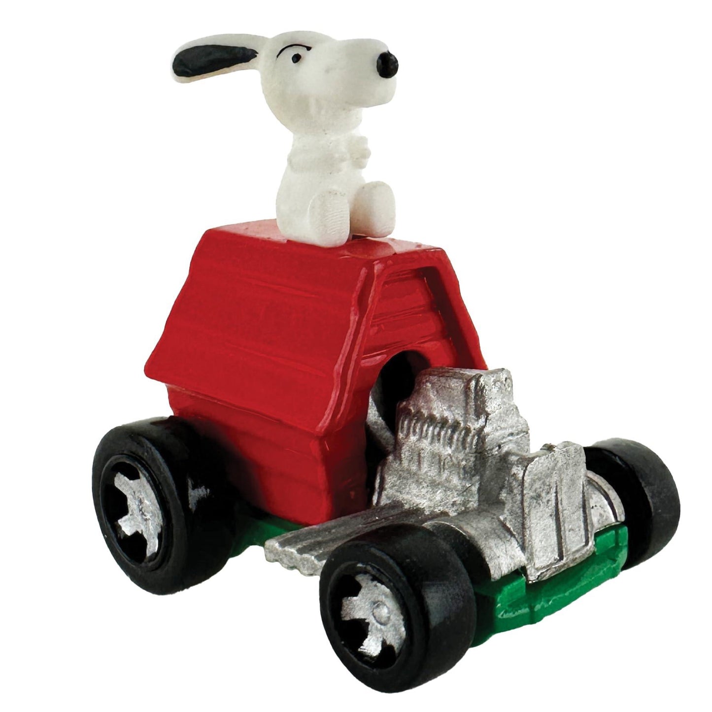 World ' S Smallest Hot Wheels Snoopy, Miniature Peanuts World War I Flying Ace Car, Die-Cast Metal with Real Working Wheels, Includes Collector Case Diorama, Toy Car, Die Cast Toy Car