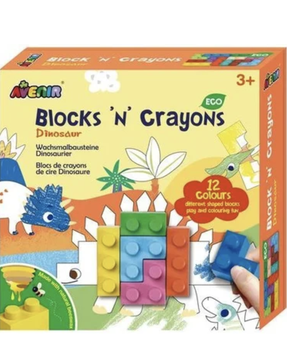 Blocks n' Crayons - Dinosaur