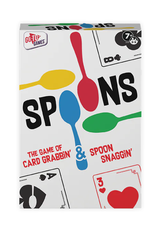 Spoons Card Games for Kids and Adults 3-5 Players