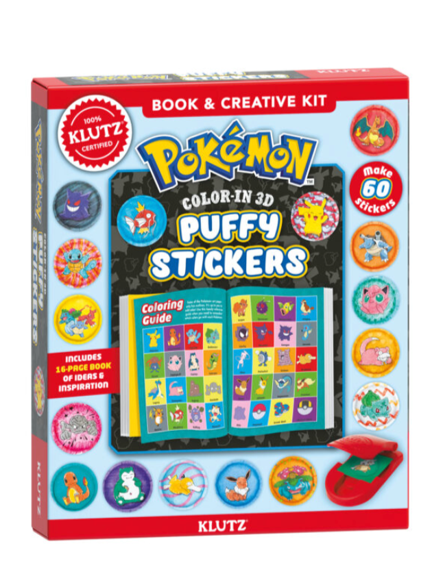 Klutz: Pokemon Color-In 3D Stickers