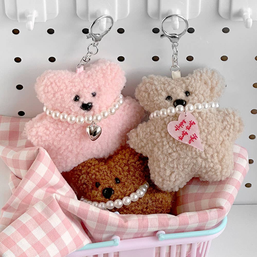 DIY Teddy Bear Keychain Decoration Kit