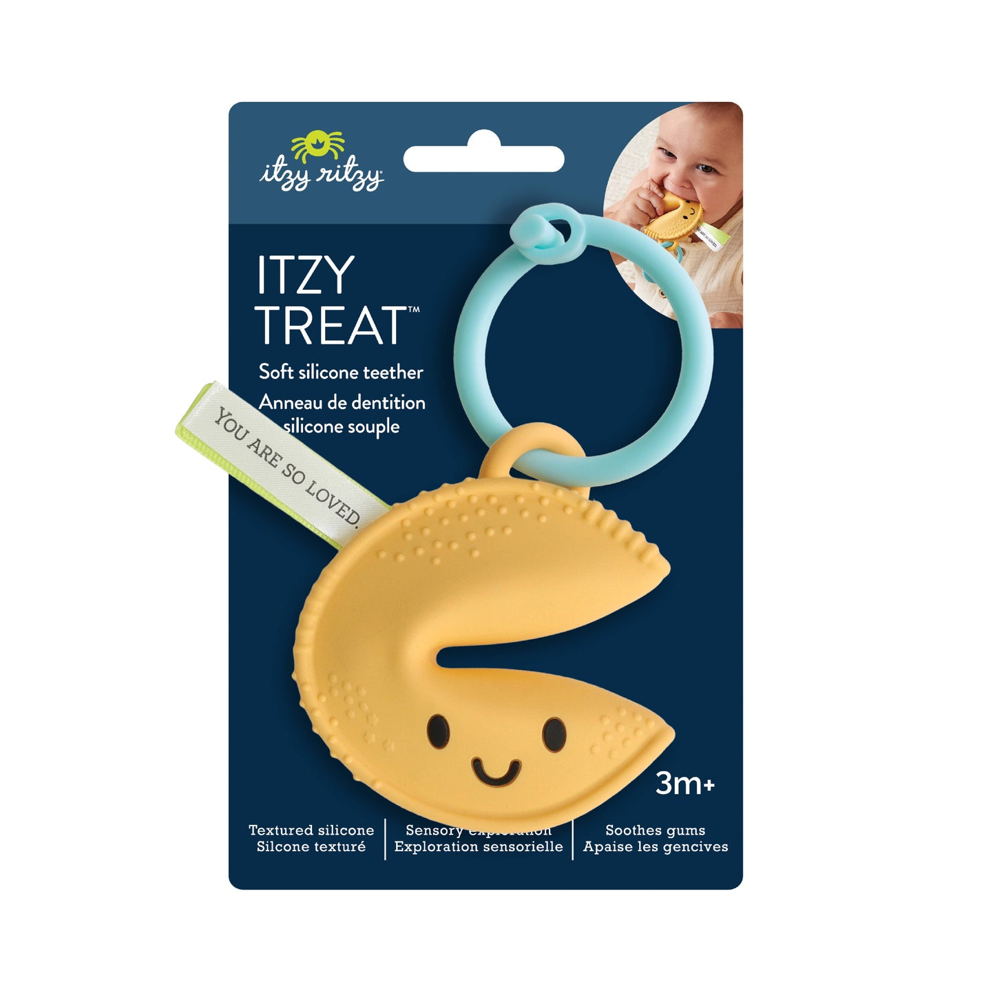 Itzy Treat™ - Fortune Cookie Teether