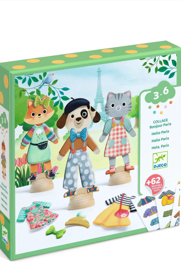 Bonjour Paris Collage Craft Kit