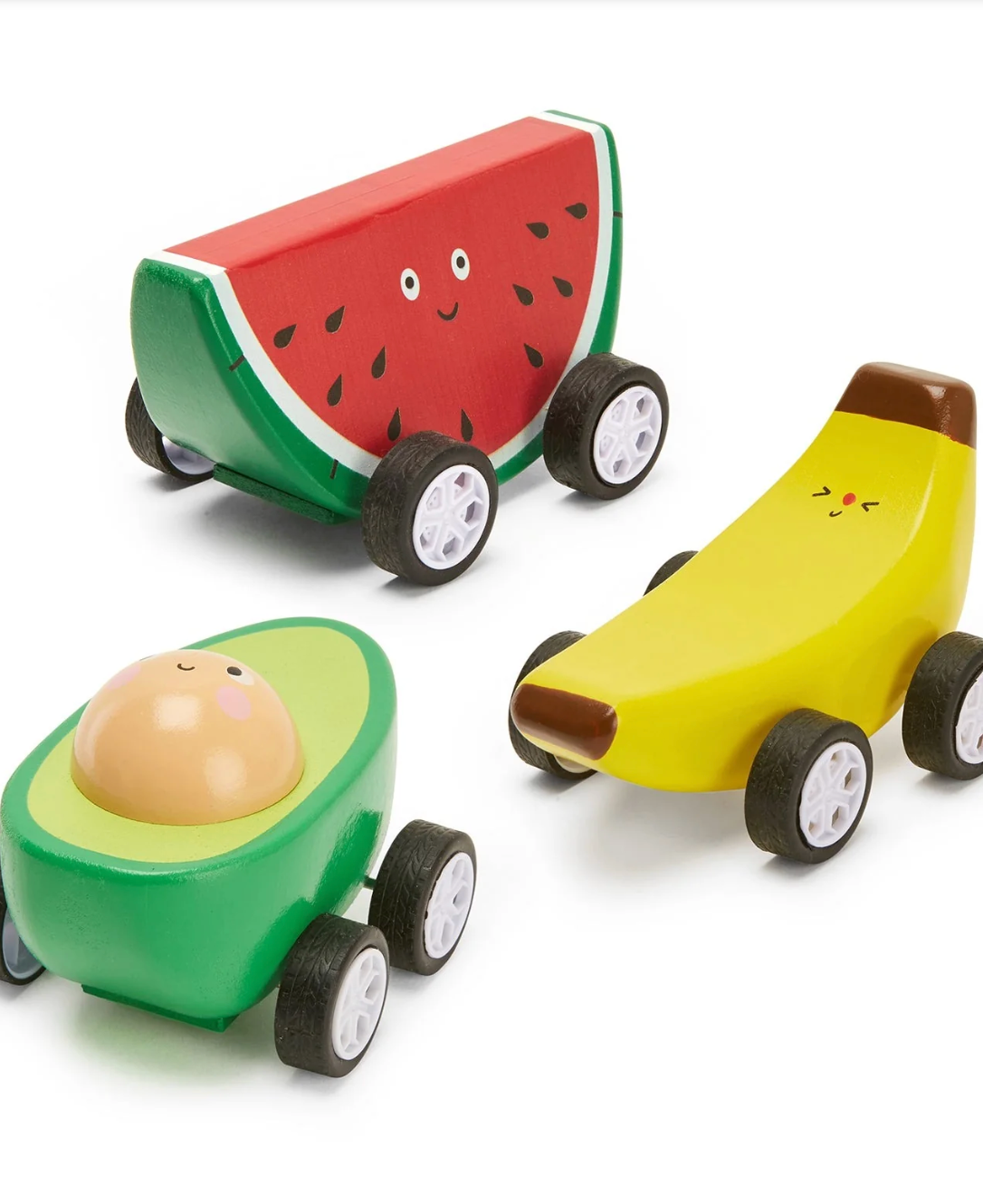 Kidoki Fruit Fun Pull-Back Cars