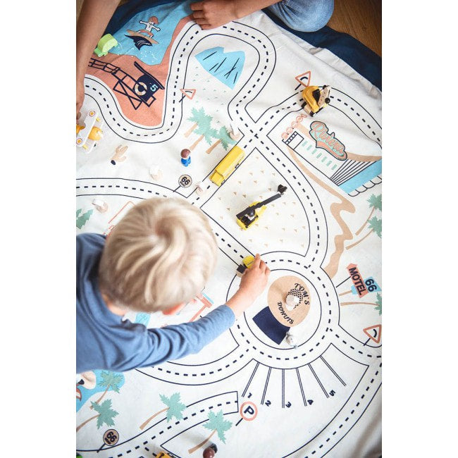 LA Roadmap Playmat/Toy Storage Bag