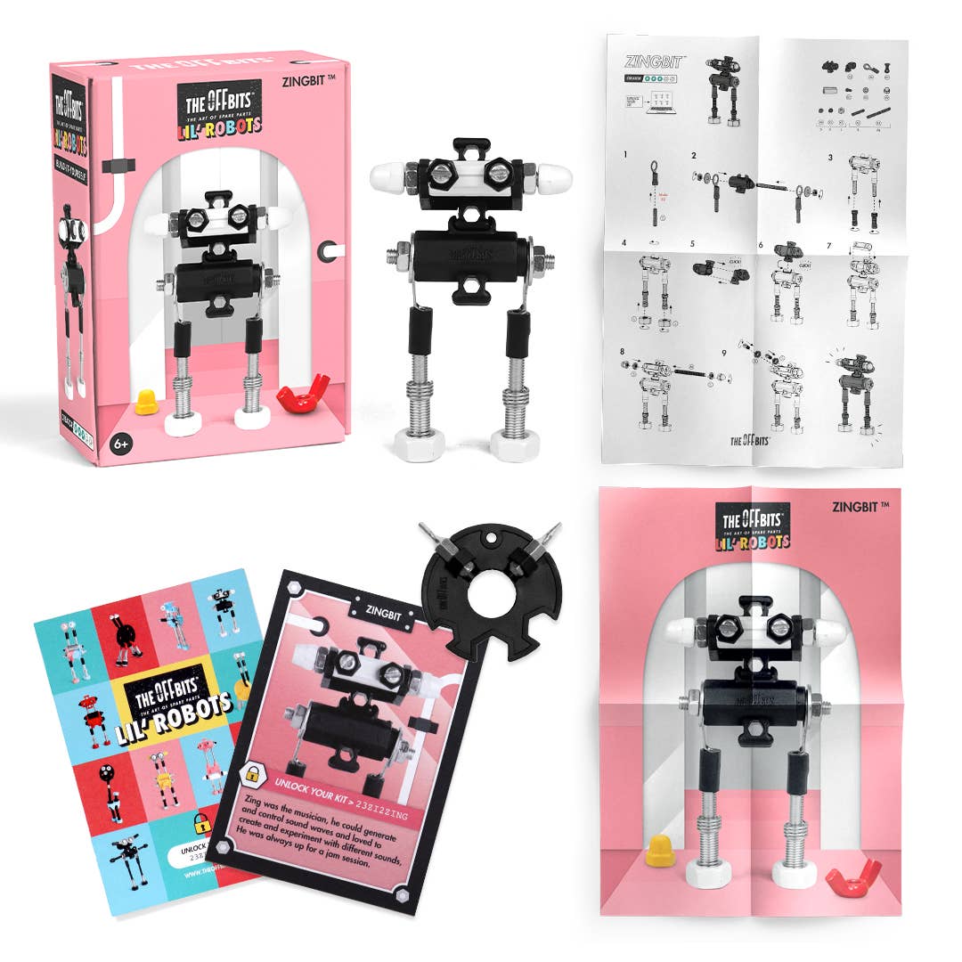 Offbits Lil Robots: Collectible Mini Toy Kits