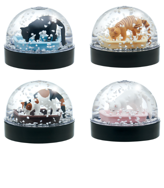 Cat Litter Snow Globe Blind Box