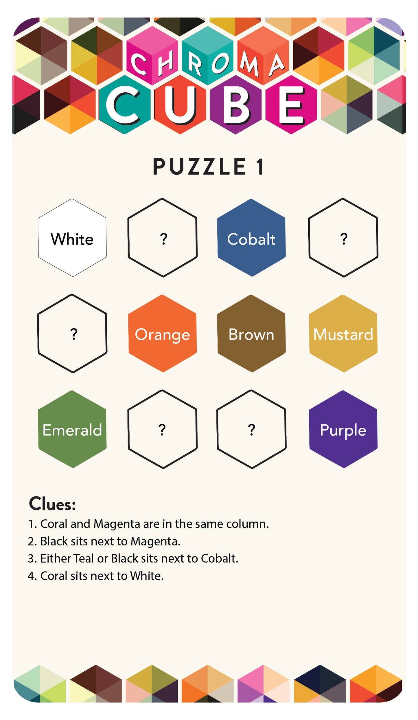 Chroma Cube - Single Player Logic Game