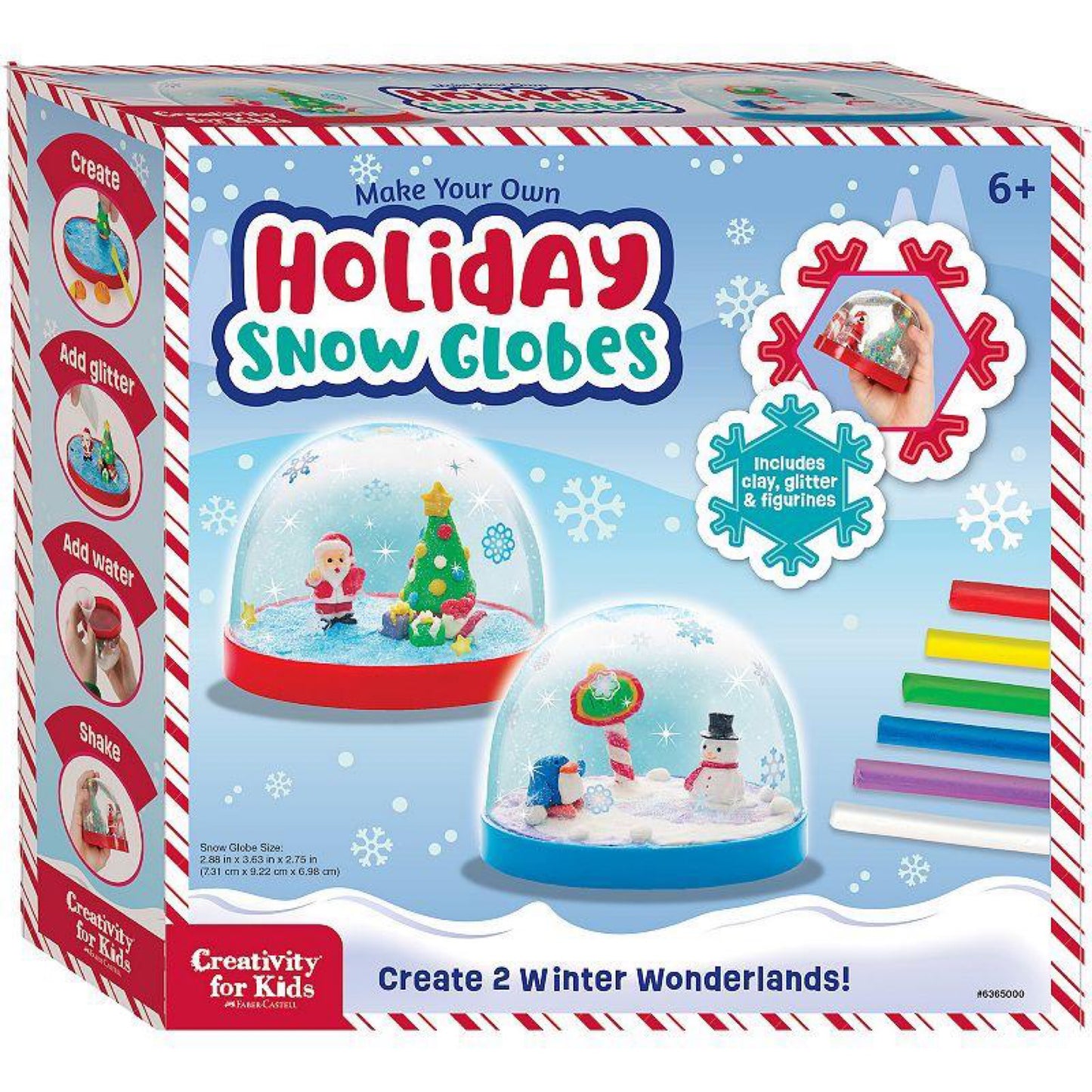 Creativity for Kids Make Your Own Holiday Snow Globes