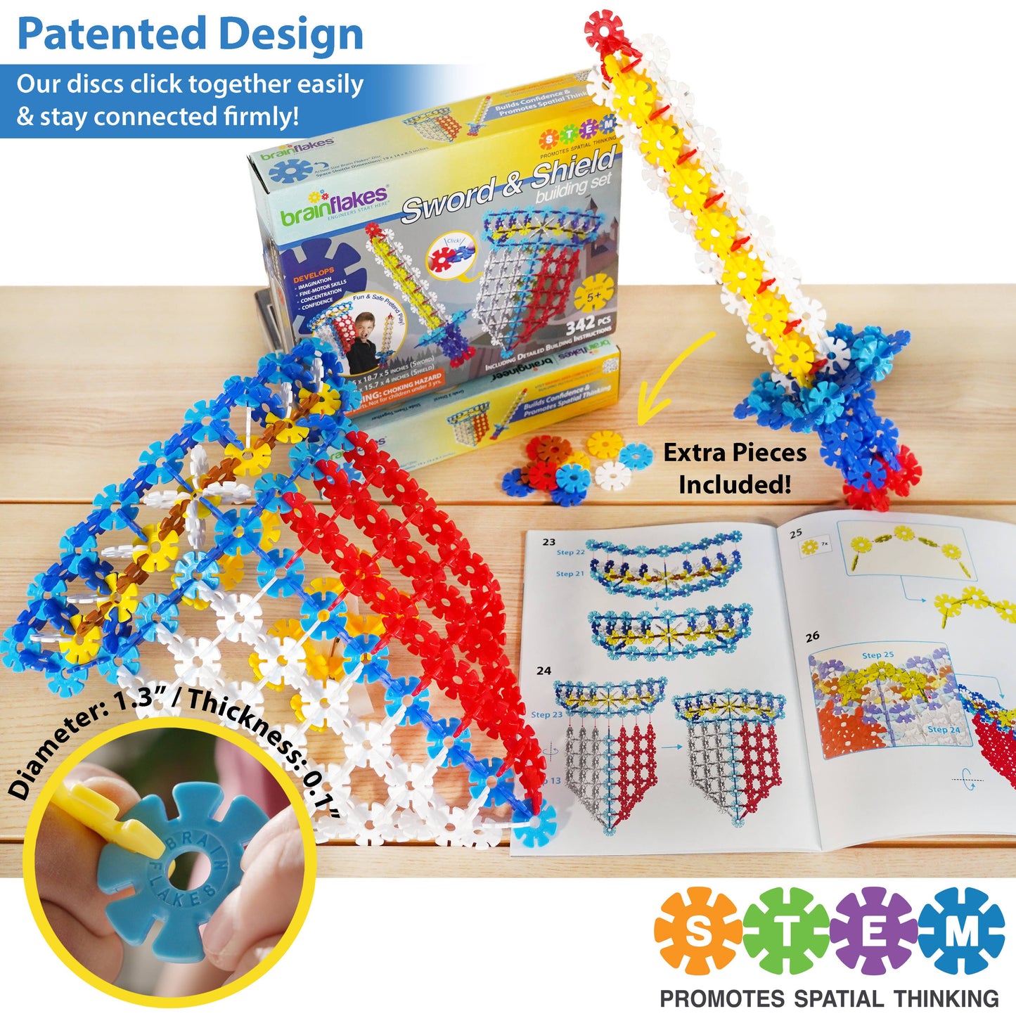 Sword & Shield Building Set with Detailed Step by Step Instr