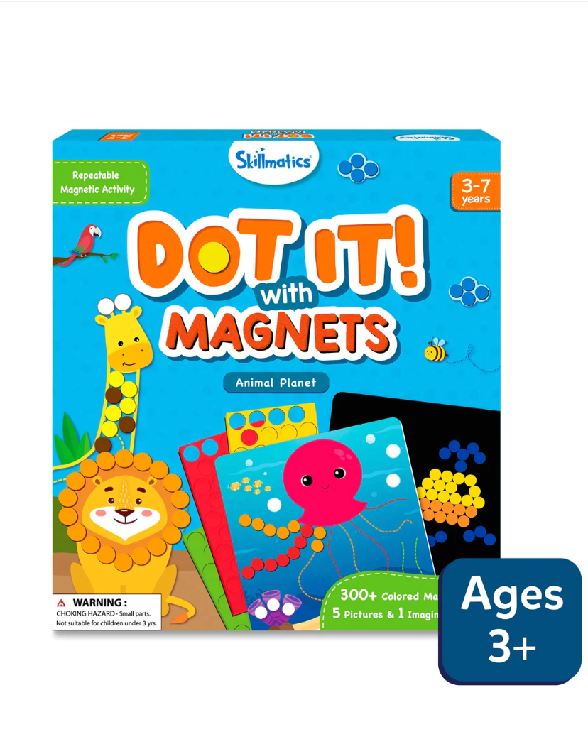 Dot It with Magnets: Animal Planet | Repeatable Magnetic Art Activity