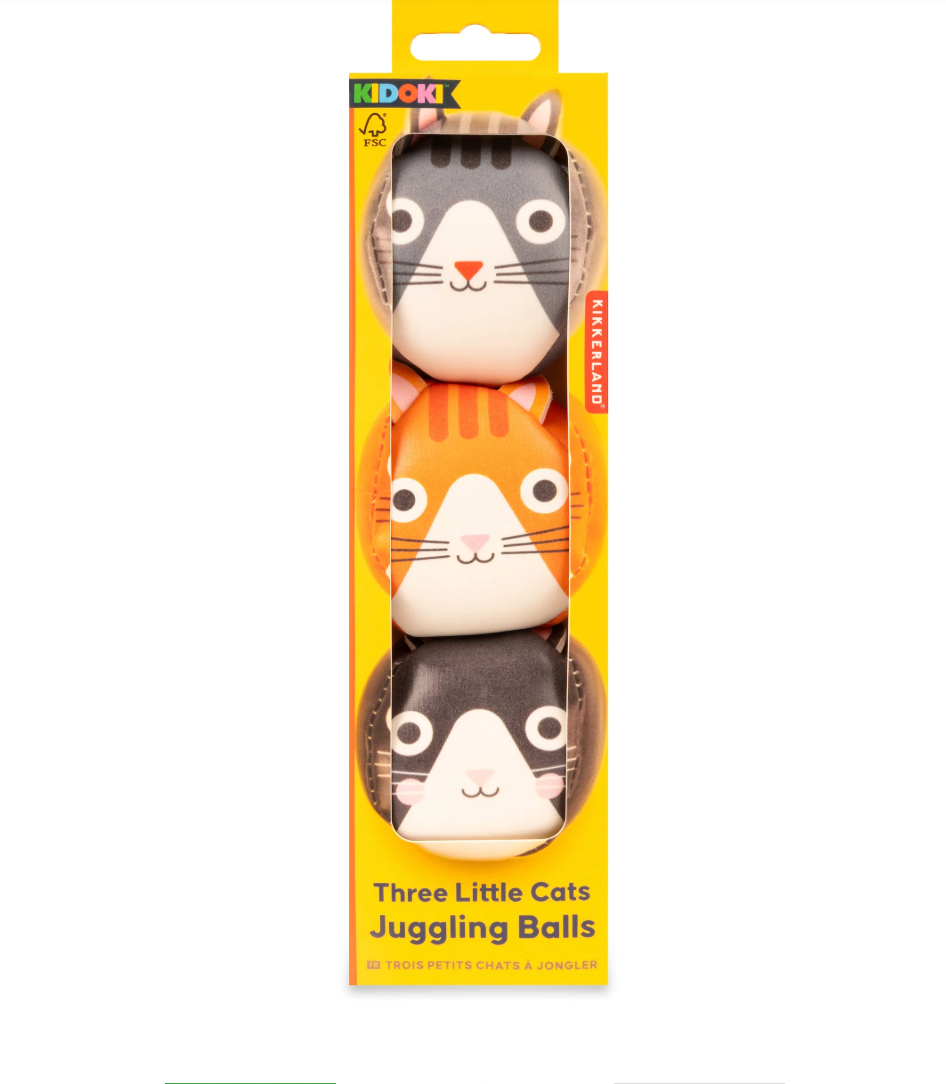 Kidoki Three Little Cats Juggling Balls