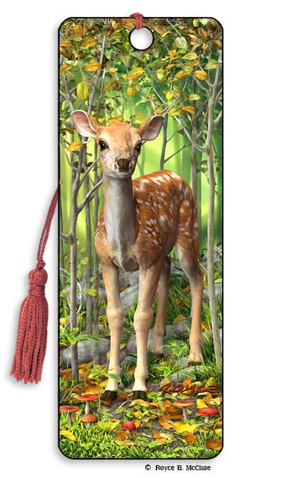 3D Royce bookmark - Fawn
