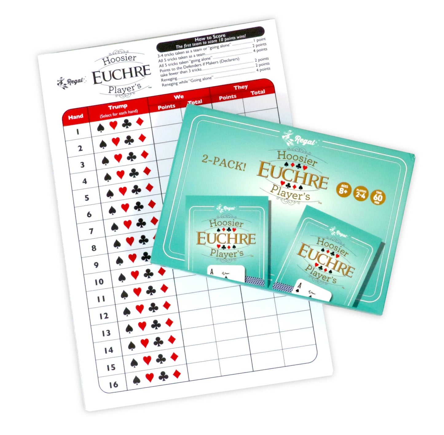 Regal Games Hoosier Euchre Card Game