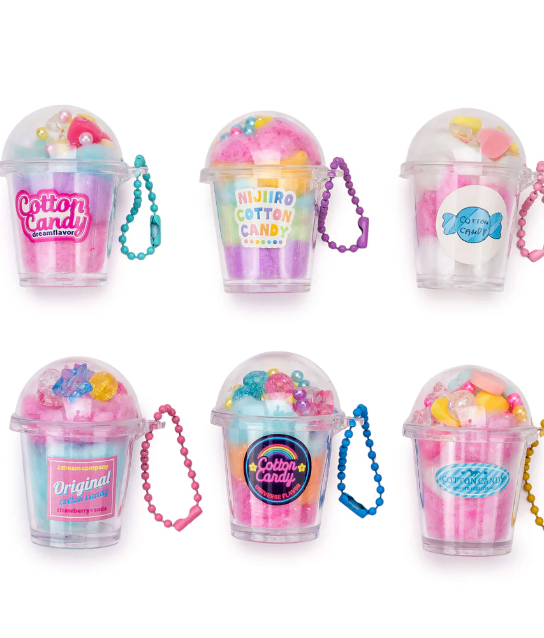 Colorful Cotton Candy Capsule