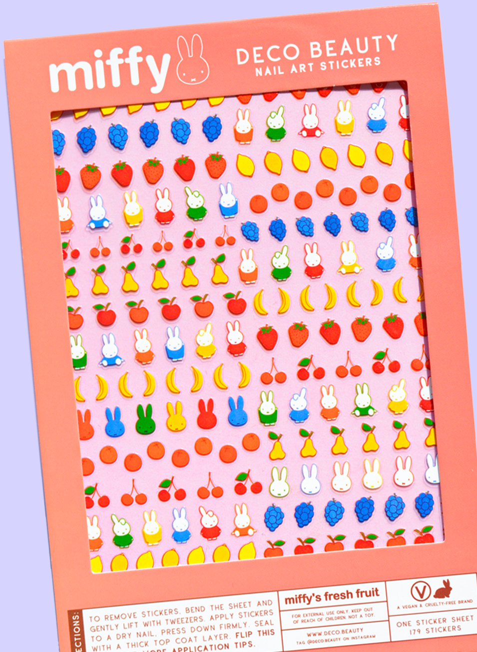 MIFFY'S FRESH FRUIT Nail Stickers