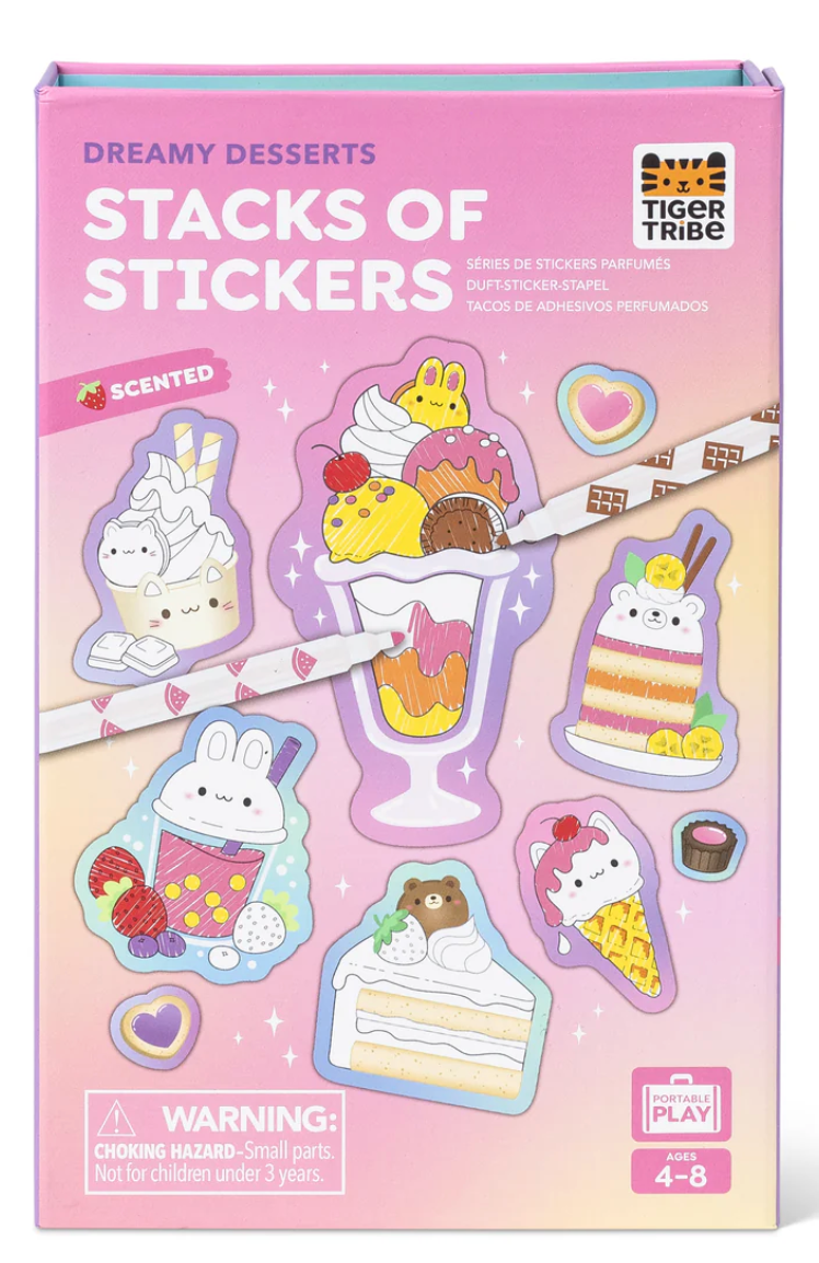 Scented Stacks Of Stickers - Dreamy Desserts