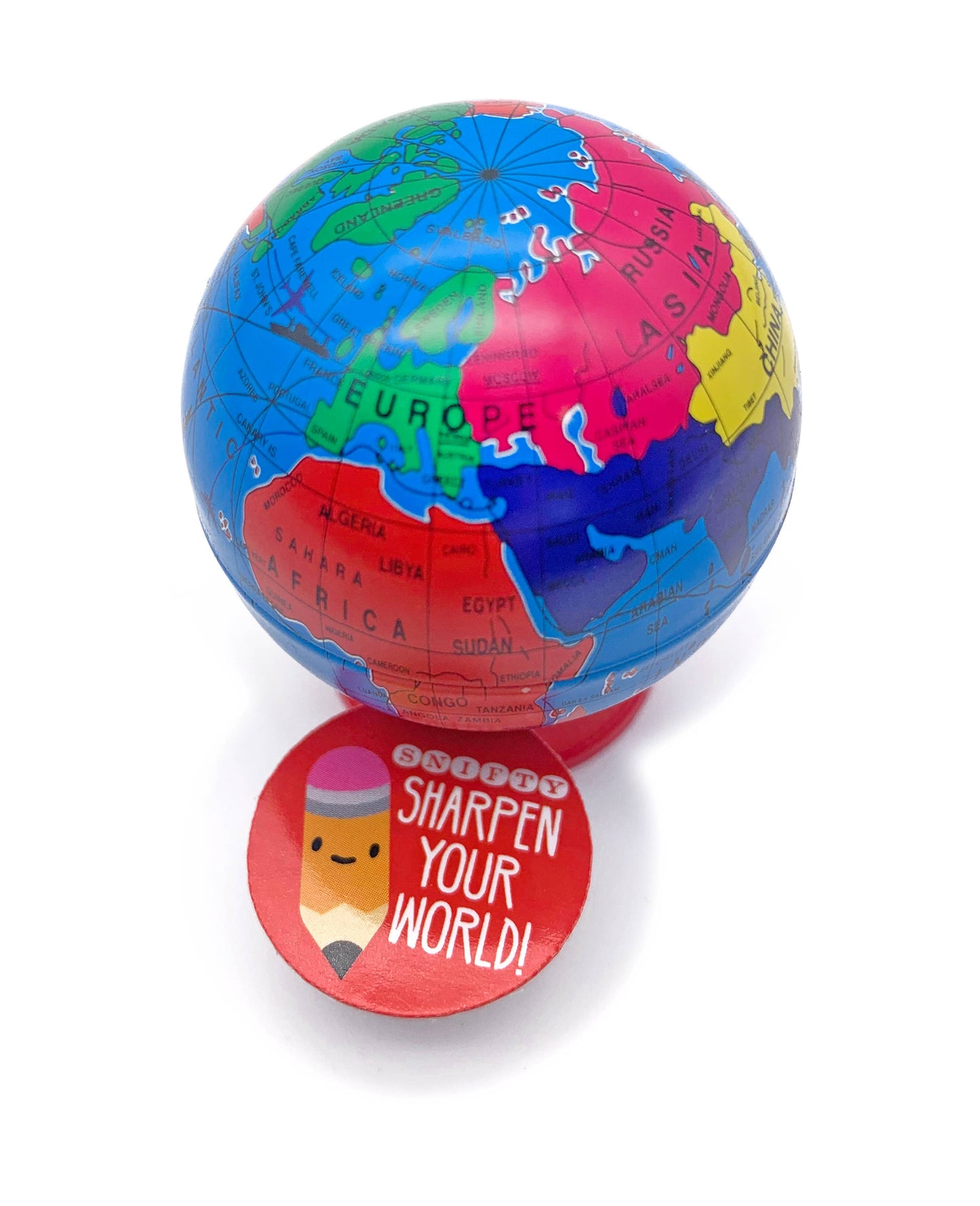 Sharpen Your World - globe pencil sharpener