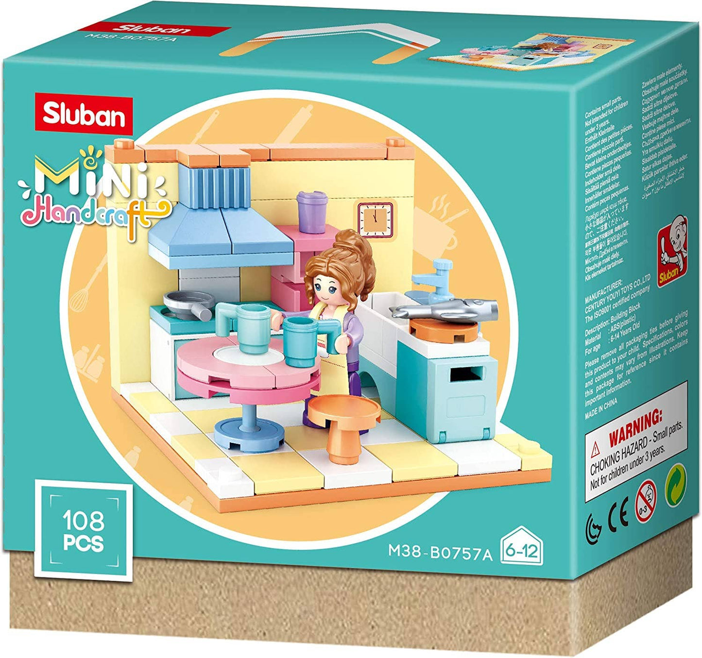 Mini-Handicraft Home Building Brick Kit