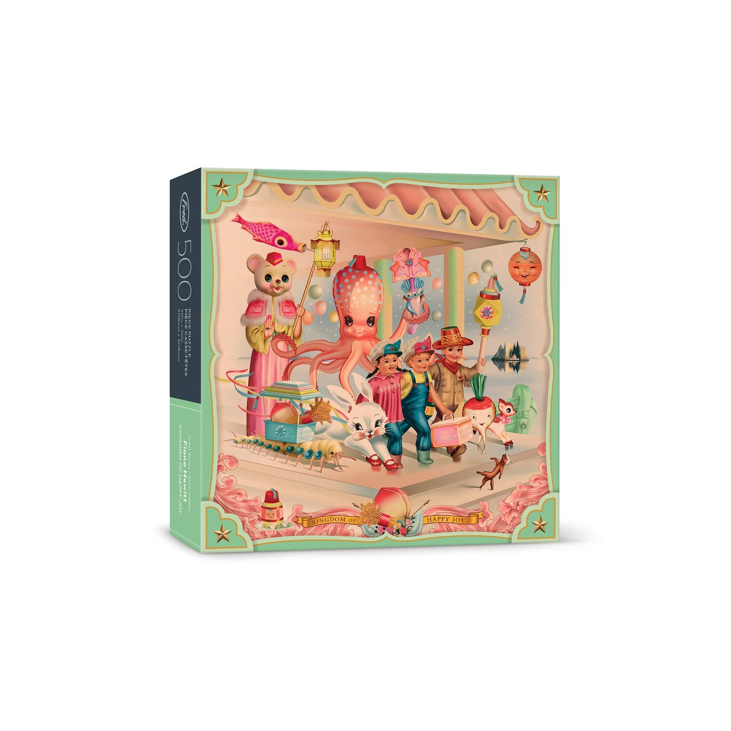 Puzzle 500 PC - Fiona Hewitt - Kingdom of Happy Joy