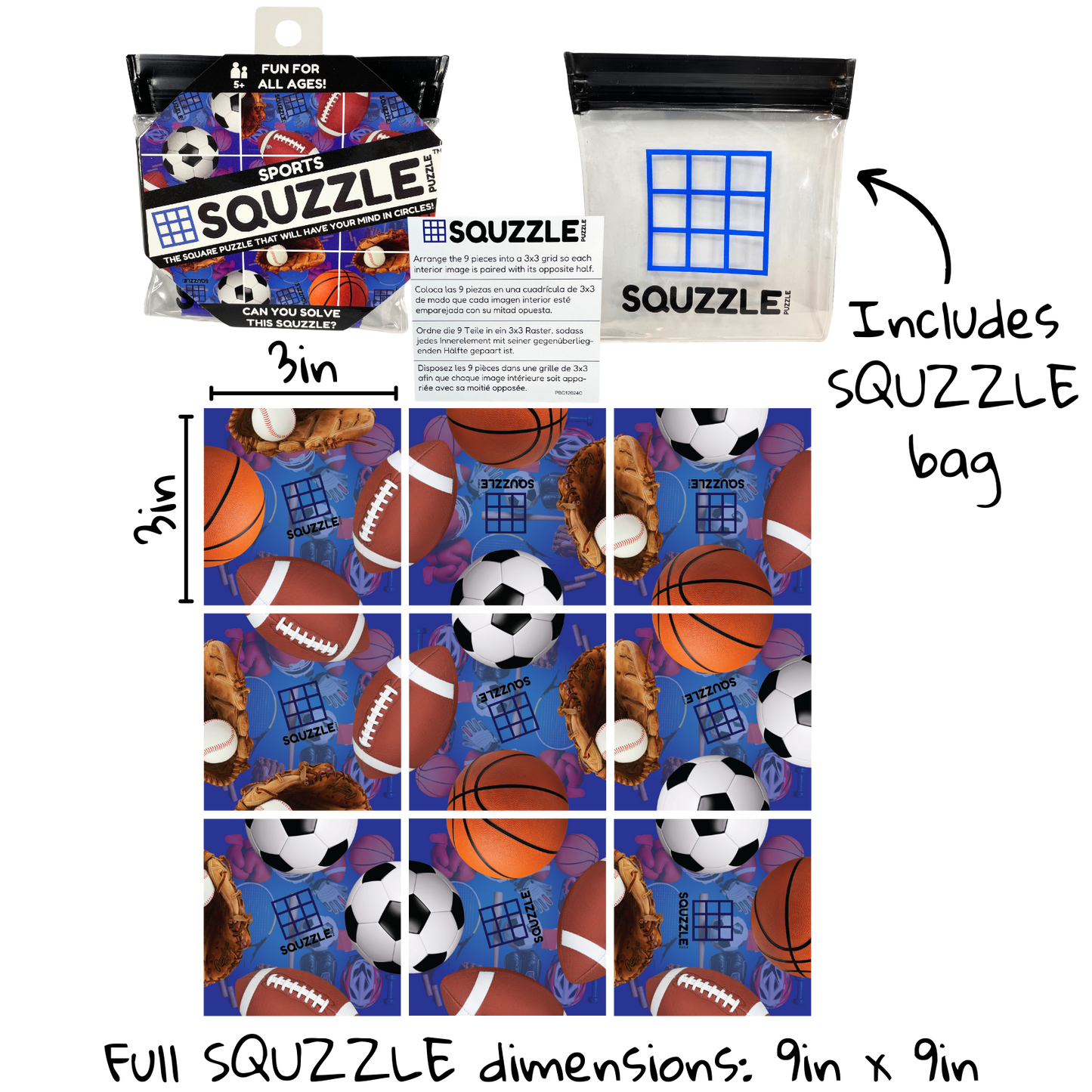 Sports Squzzle Puzzle