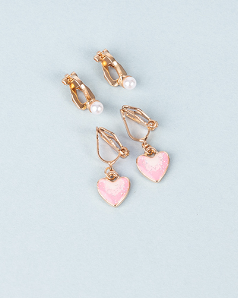 Boutique Cute & Classy Clip on Earrings, 2 Pr