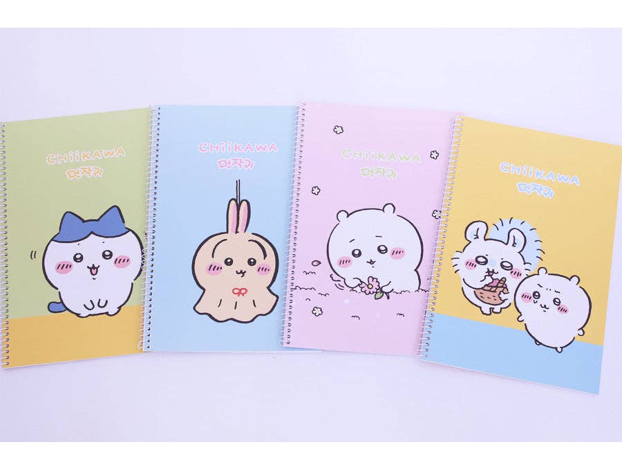 Chiikawa Mini Spiral Notebook – 150 x220mm 4 Cute Designs