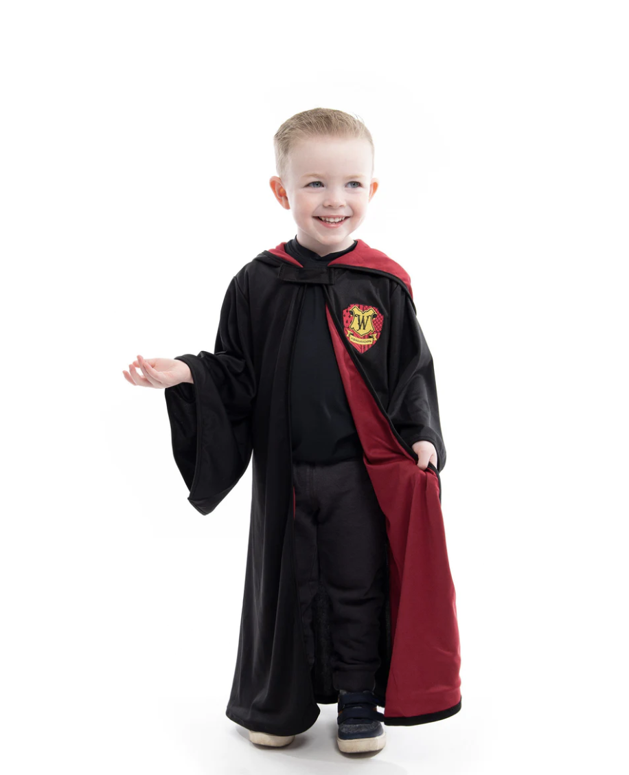 Red Hooded Wizard Robe