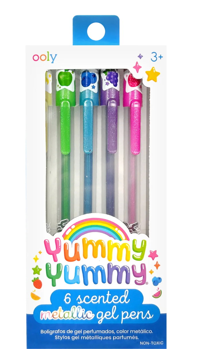 Yummy Yummy: Scented Metallic Gel Pens (Set of 6)
