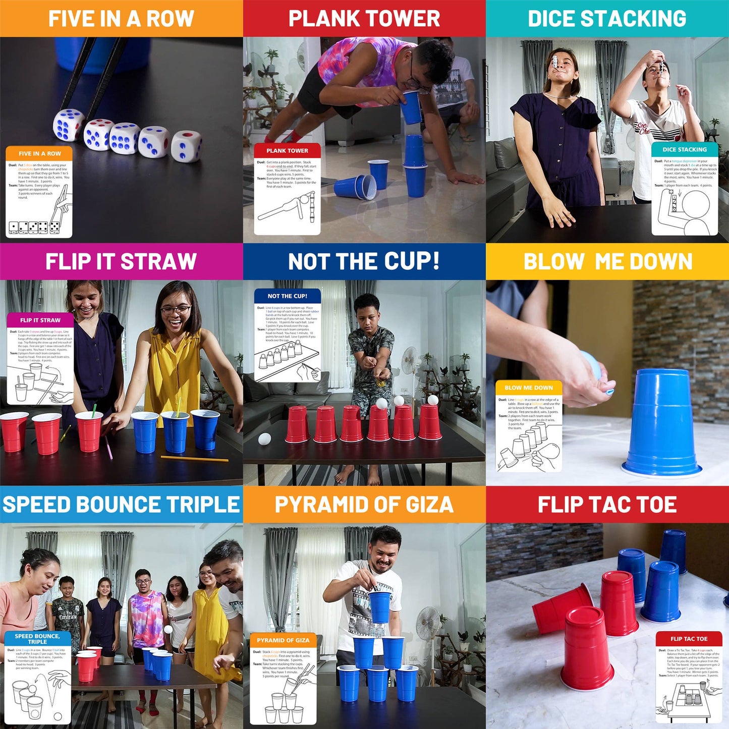 Minute of Fun Card Game, Family Game & Party Game