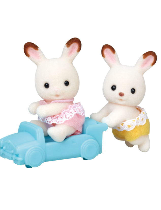 Calico Critters - Chocolate Rabbit Twins