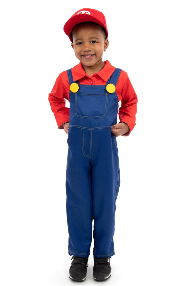 Red Handyman Costume, Size 3-5yrs
