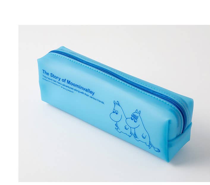 Moomin Silicon Pencil Case Pouch: Blue