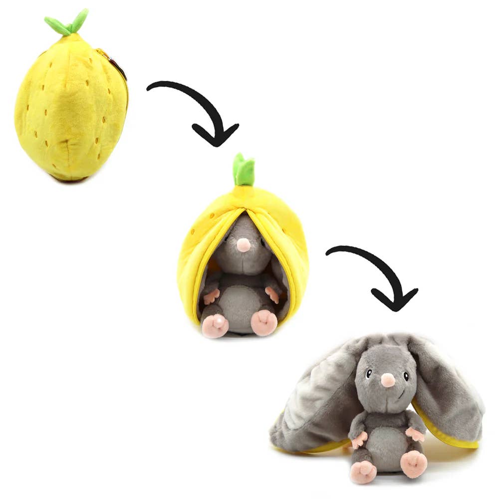 Rocket the mouse/lemon soft toy - Flipetz