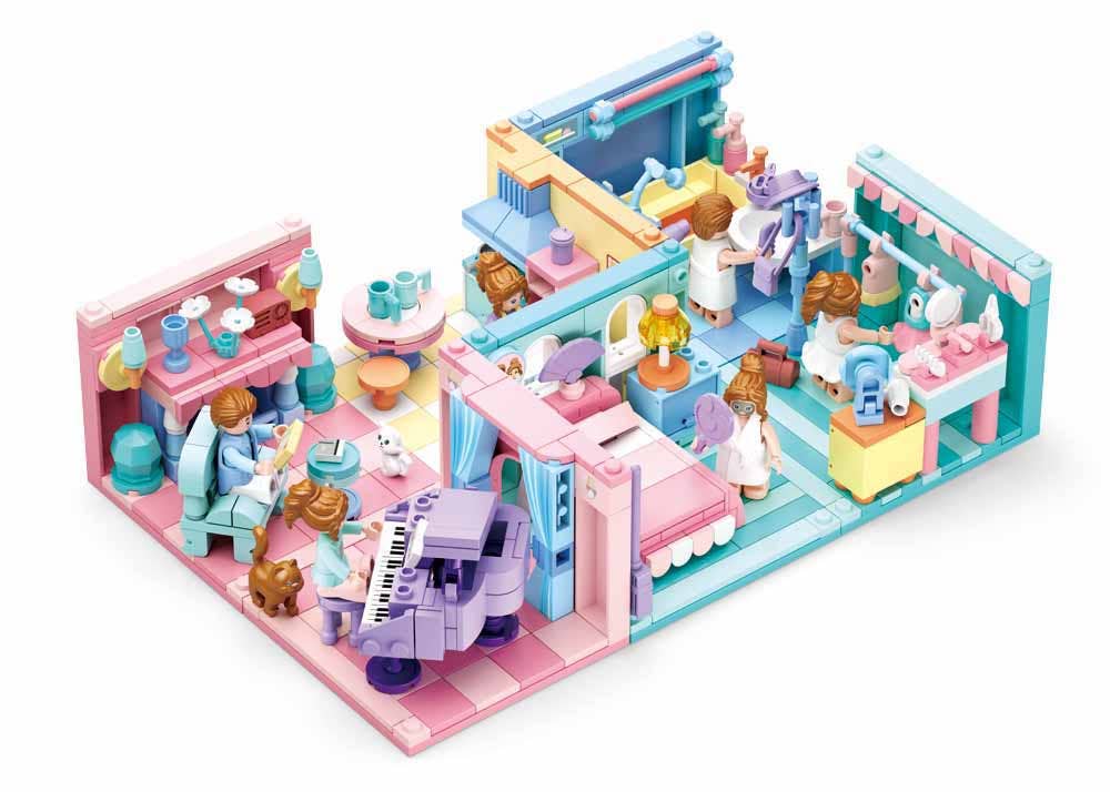 Mini-Handicraft Home Building Brick Kit