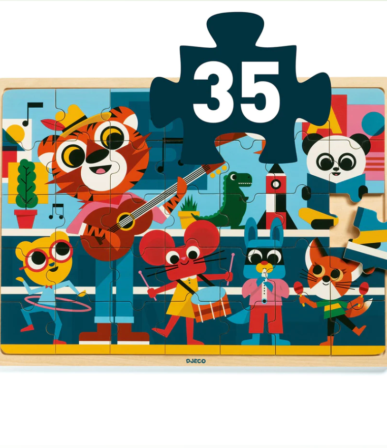 Puzzlo Music 35pc Wooden Jigsaw Puzzle