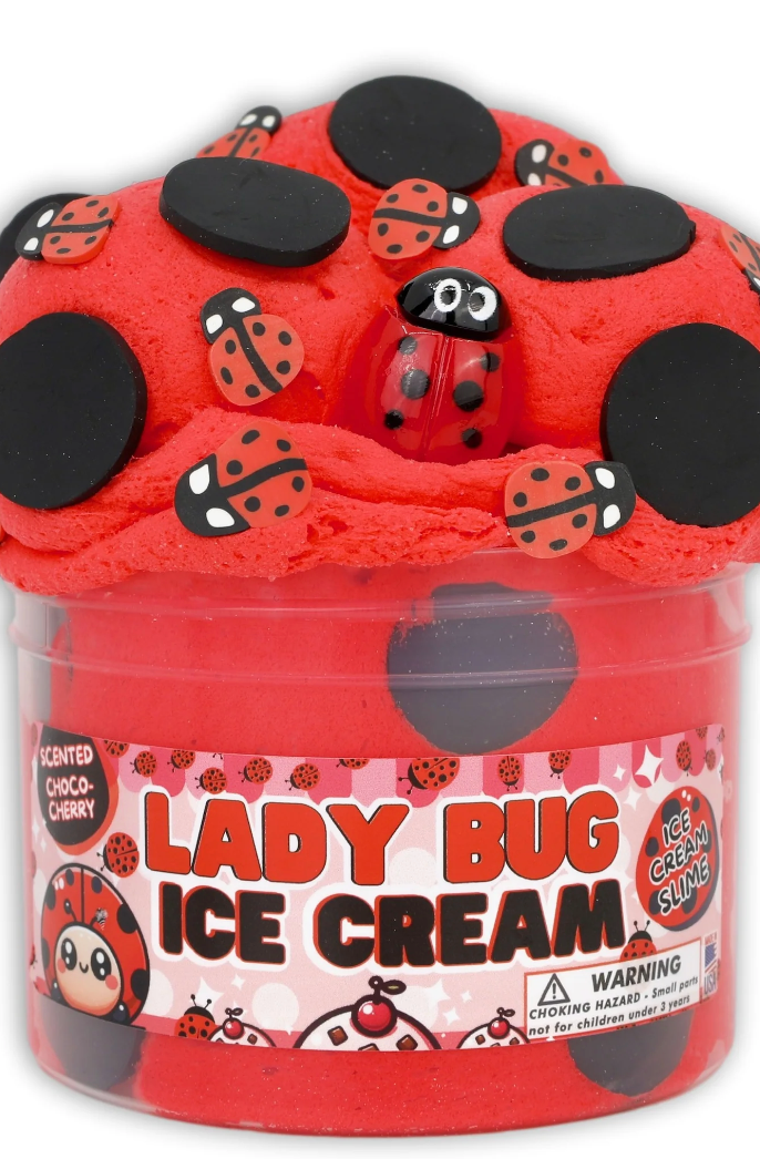 Dope Slimes - Lady Bug Ice Cream Slime