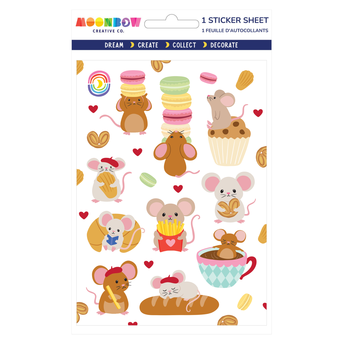 Oui Whisk and Whiskers Glossy Sticker Sheet