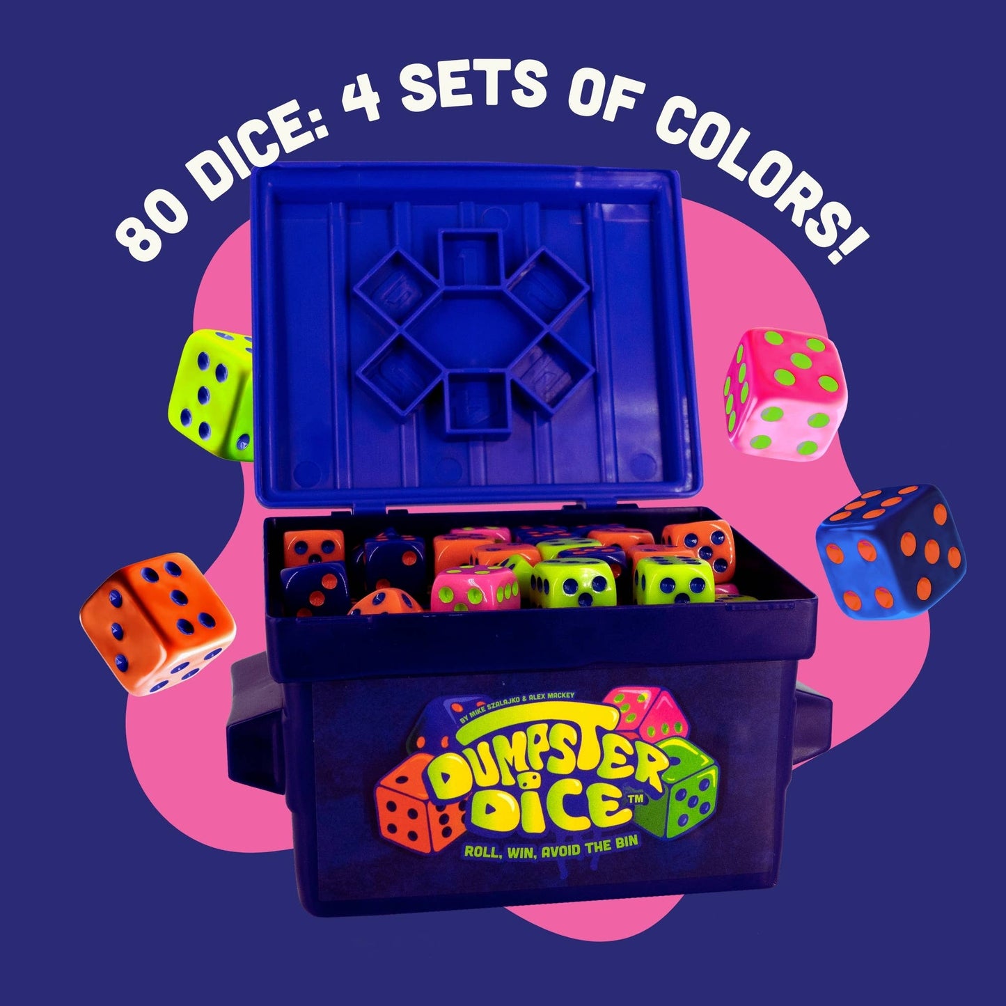 Dumpster Dice - Fast-Paced Family Dice Game 2-4 Players
