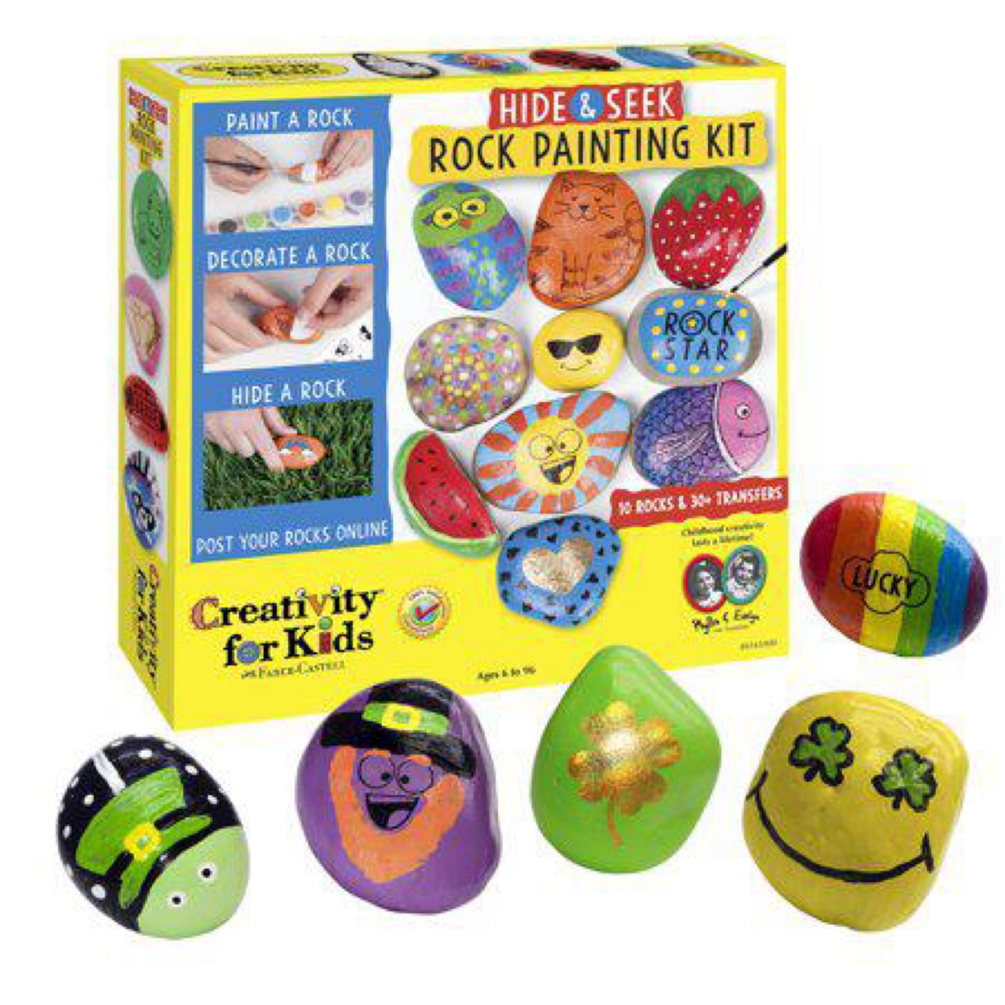 Creativity for Kids Hide and Seek Rock Painting Kit