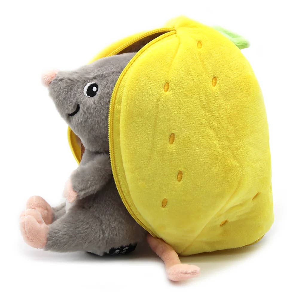 Rocket the mouse/lemon soft toy - Flipetz