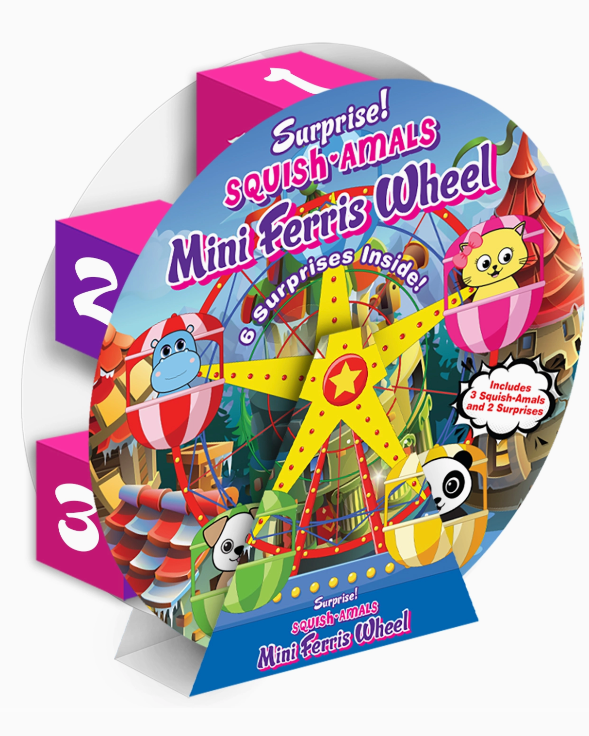 Zorbitz Surprise Squish-Amals Mini Ferris Wheel